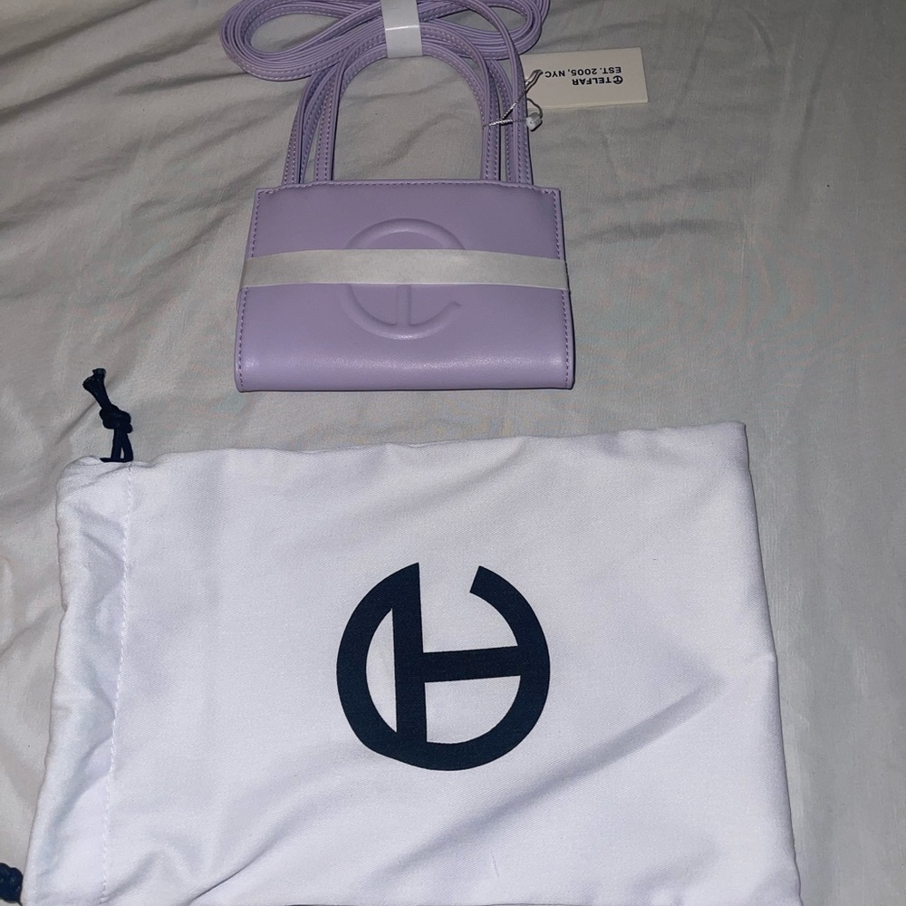 Telfar Small Lavender Shopping Bag